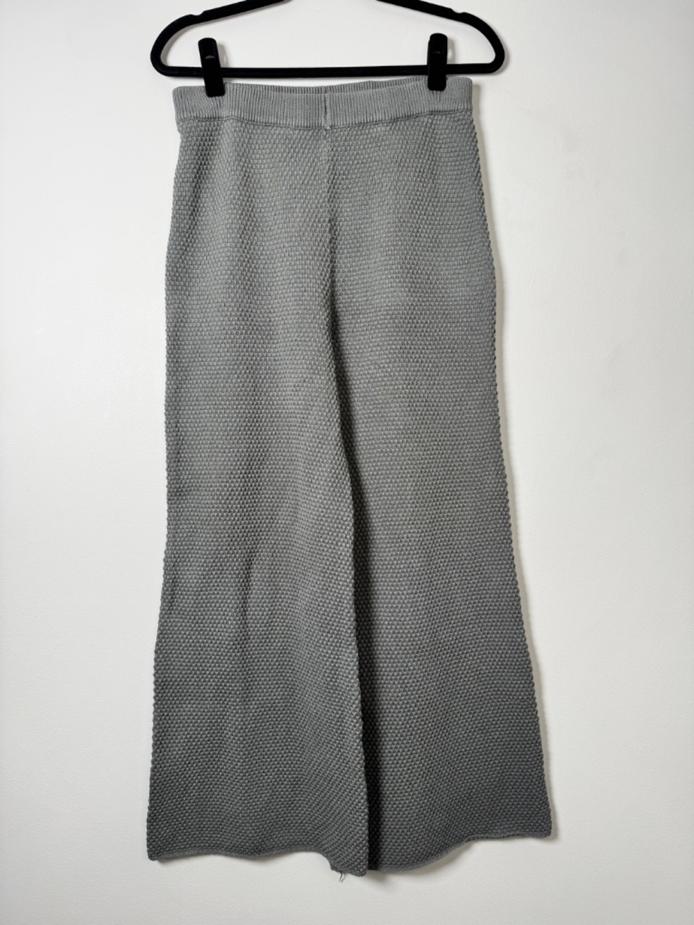Free People Beach Hailee Waffle Knit Sweater Loungewear Set in Medium Grey Sz M - Picture 6 of 12